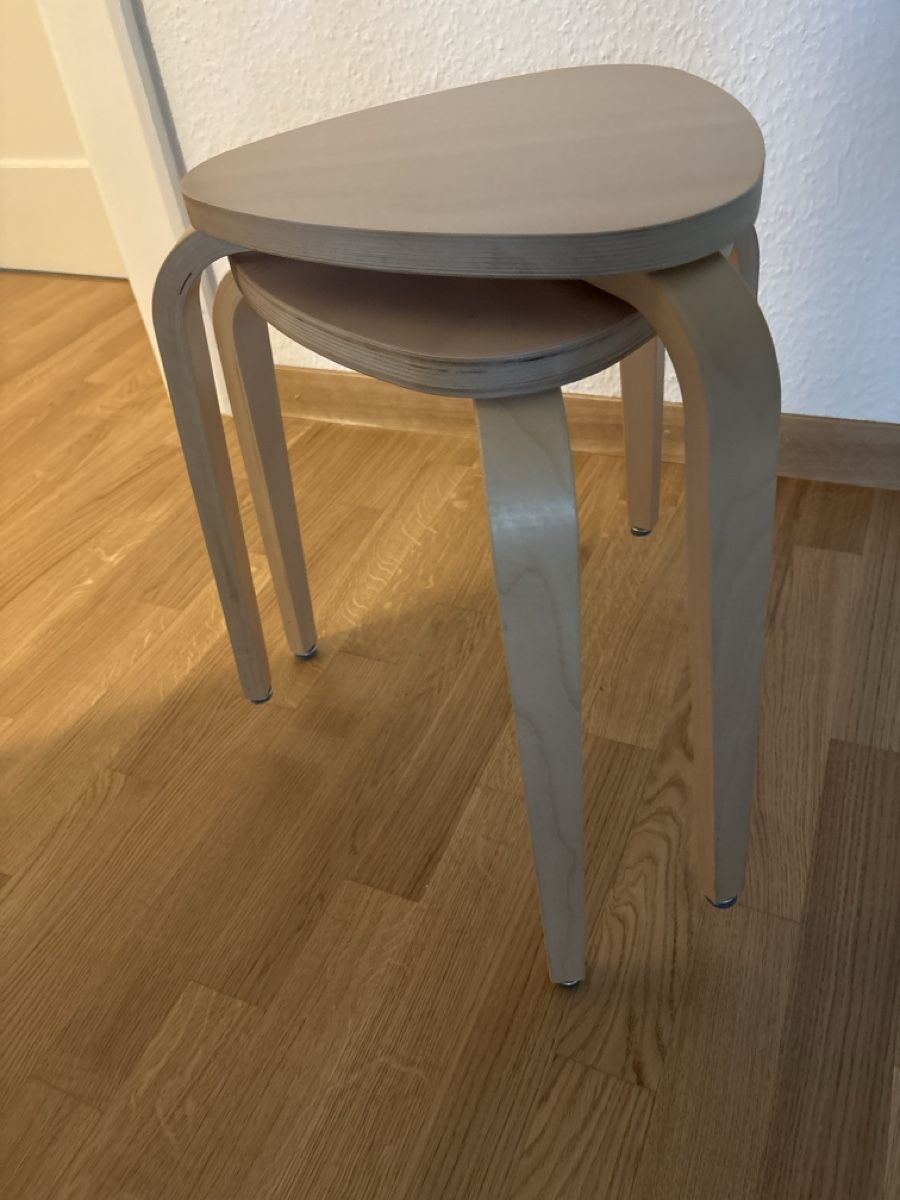 Ikea Sgabelli: Tabourets KYRRE IKEA bois 2 pcs bon état – Nuovo (secondo la descrizione) da Genève venduto da ahe_ktd6 3