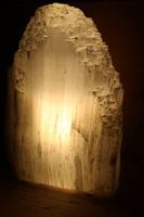 Riesengrosse Selenit-Lampe, Steinlampe, Kristalllampe elektr