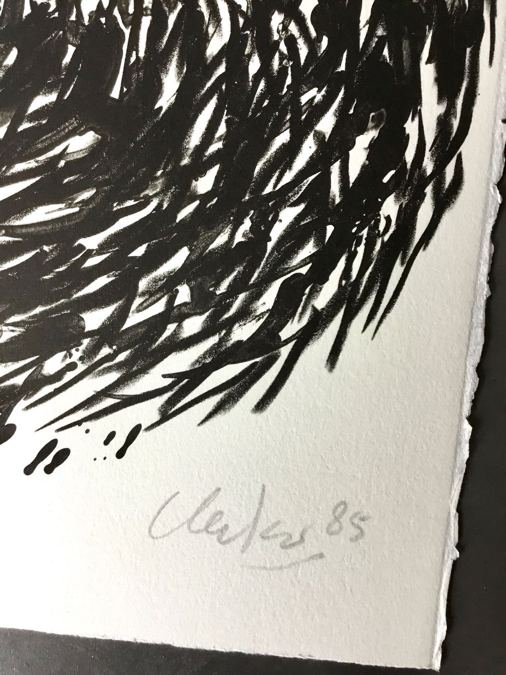 Grafiken & Lithographien: Günther Uecker | Original Lithografie 1985 – Neu (gemäss Beschreibung) aus Eggersriet von Wiese61 2