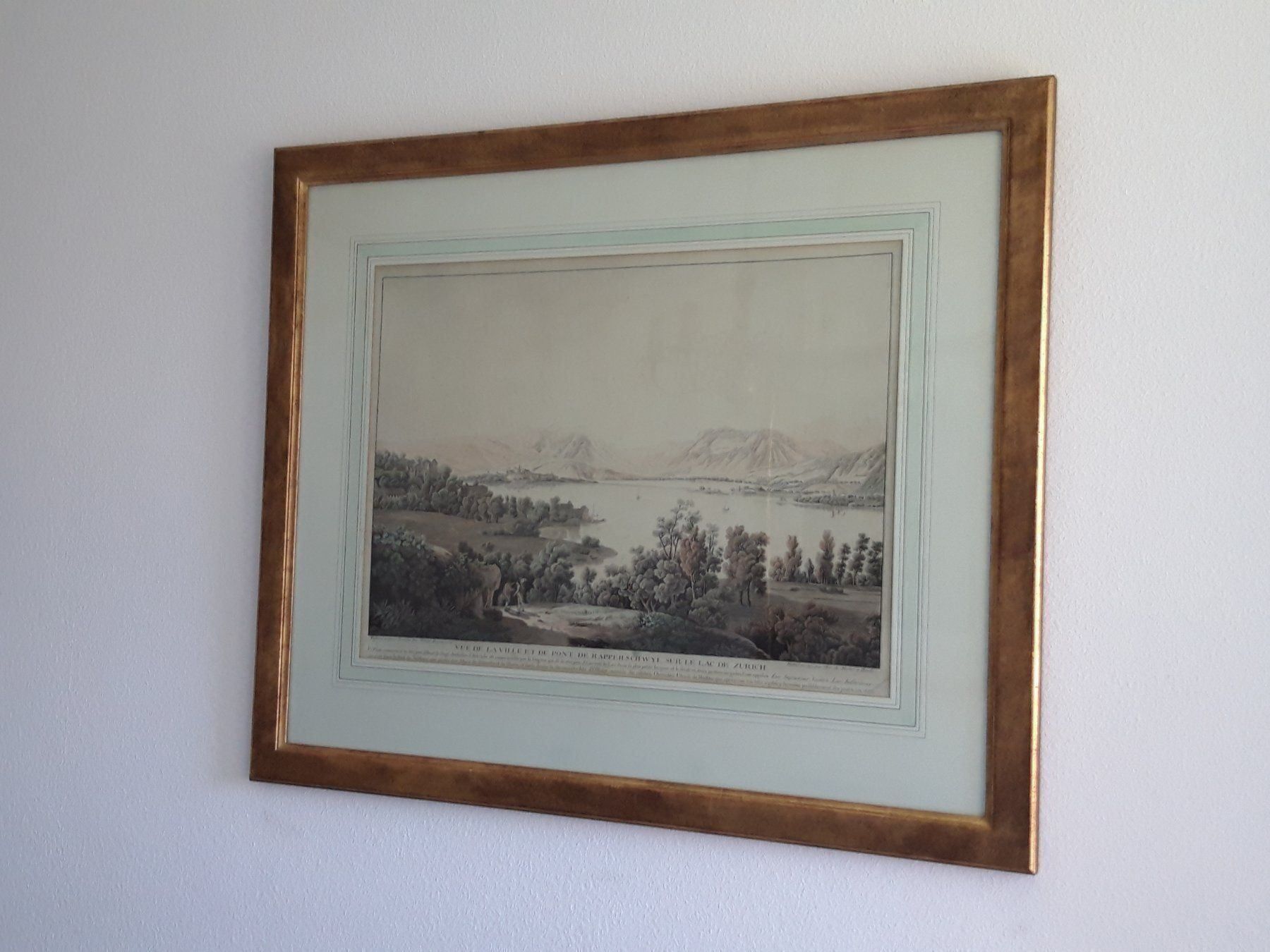 Stiche: Rapperswil Peter Birmann, Radierung 1791 – Gebraucht aus Näfels von gil_sindamel