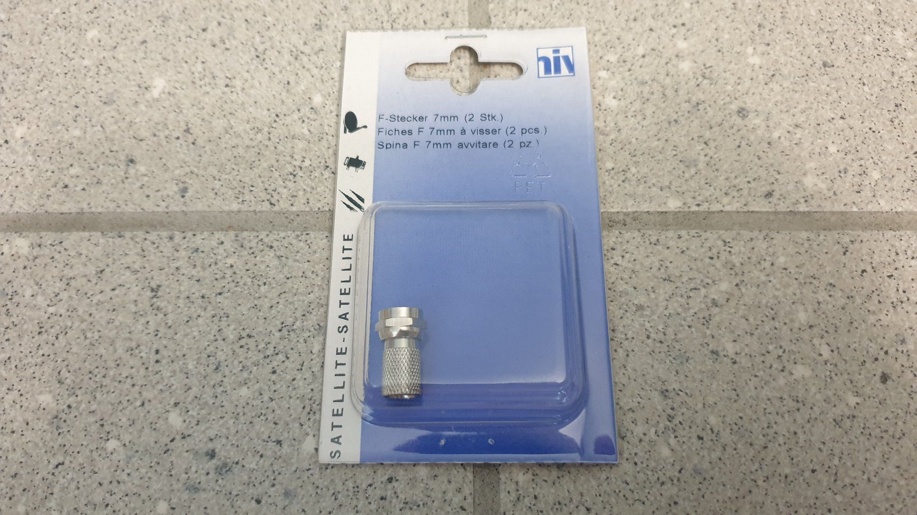 Lecteurs & Adaptateurs: F-Stecker 7mm (1 Stück) – Neuf avec emballage d'origine à Stäfa par Supertramp73