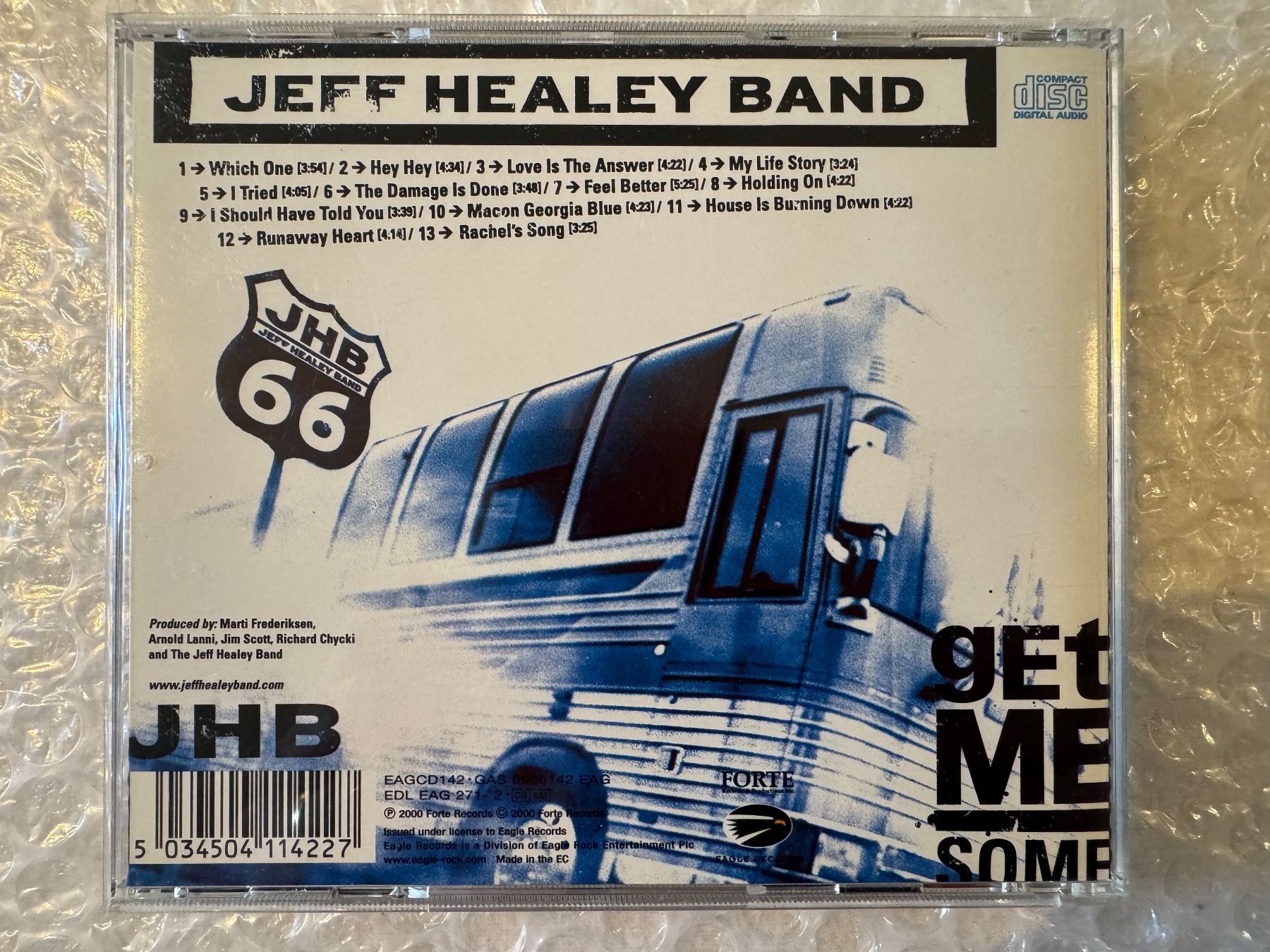 CD: The Jeff Healey Band - Get me some – Nuovo (secondo la descrizione) da Duggingen venduto da Kisha010 2