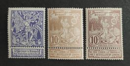 Belgien 1896-97, St. Michael & Satan, ungestempelte