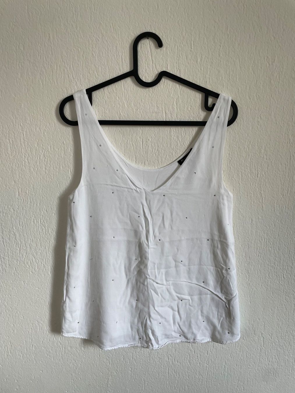 Massimo Dutti Top: Massimo Dutti - Sommer Top mit Strass, XS – Usato da St Gallen venduto da Giidi