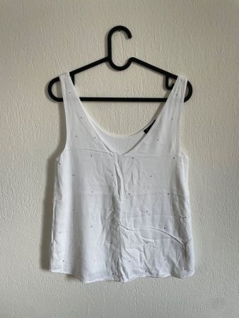 Massimo Dutti - Sommer Top mit Strass, XS