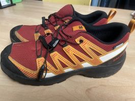 Wanderschuhe Salomon rot gelb Gr. 39 wenig gebraucht