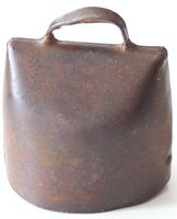 Alte Chamoix-Glocke aus Blech von Devouassoud