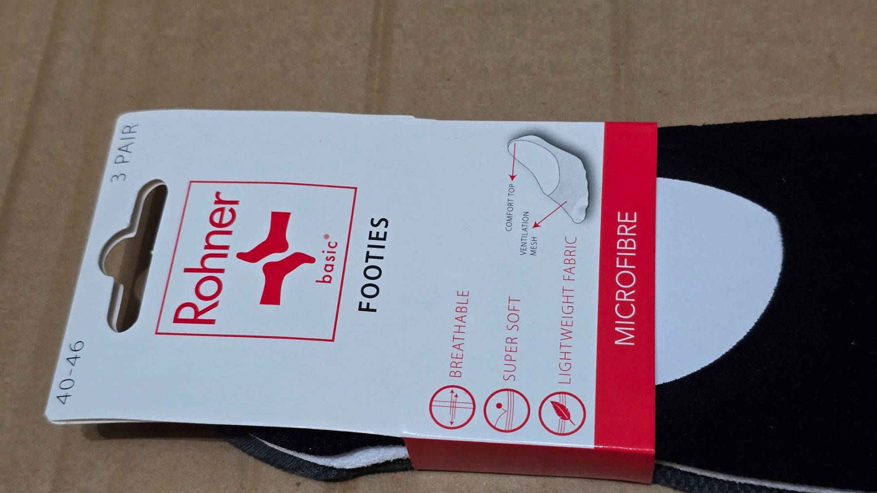 Rohner Calze: 30 Paar Rohner Basic Footies / Socken / Füsslinge RESTPOSTEN – Nuovo e nell'imballaggio originale da Thalwil venduto da VitaMini 5