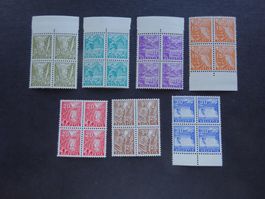 1934 Z-Nr. 194 - 200 4er Block postfrisch** SBK2020 640.00