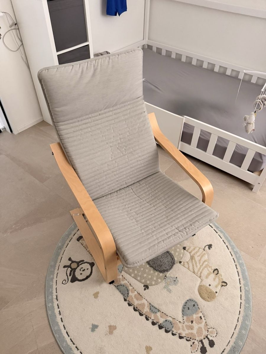 Ikea Poltrone: POÄNG Sessel, Birkenfurnier/Knisa hellbeige – Nuovo (secondo la descrizione) da Tobel venduto da SHDA 1