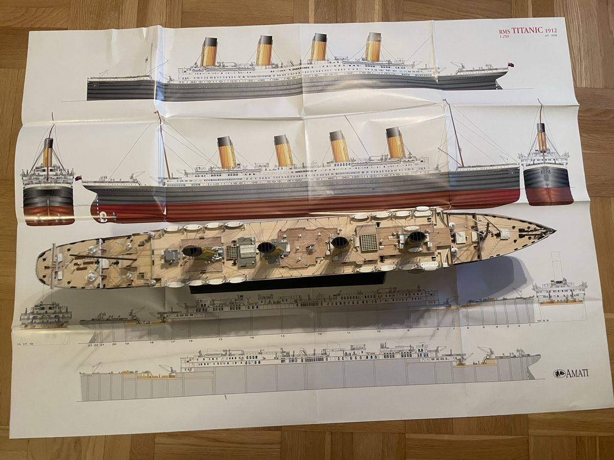 Kit di modellismo & Modellini statici: Titanic Model 1:250AMATI – Usato da suhr venduto da qwertzu04 8