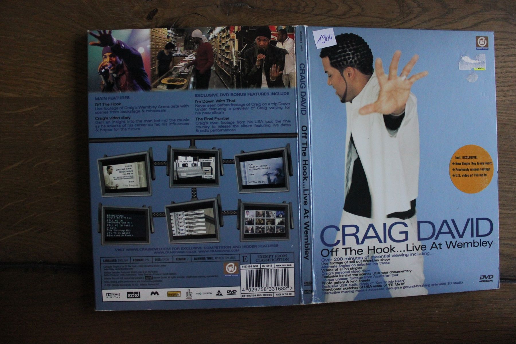 Alle DVDs: Craig David - Off The Hook...Live At Wembley | DVD | – Gebraucht aus Geroldswil von Schlumpfine1973