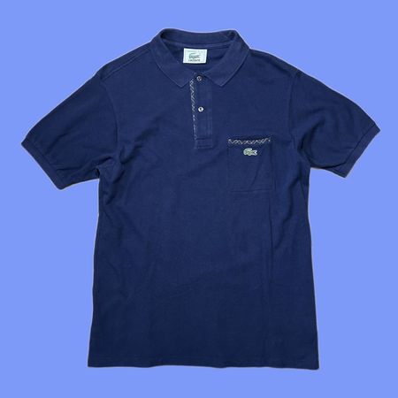 Vintage Lacoste navy blue poloshirt