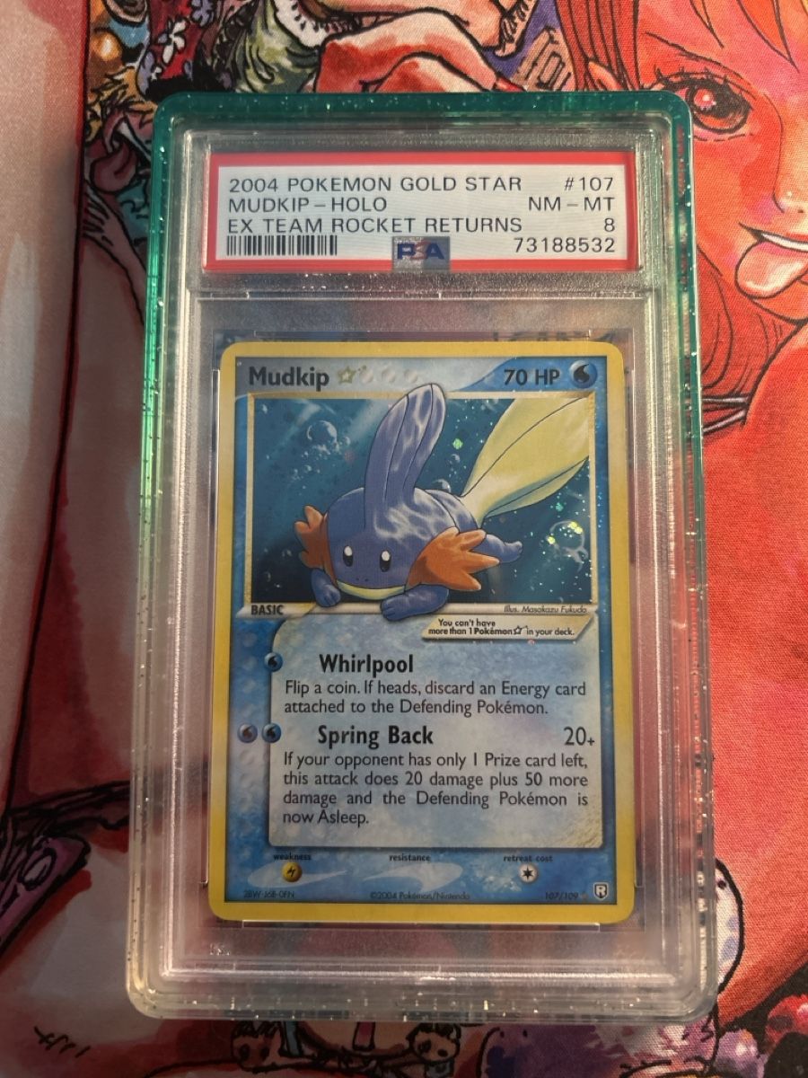 Pokémon Carte collezionabili: Mudkip Gold Star PSA 8 – Nuovo (secondo la descrizione) da Zürich venduto da AinzCHF