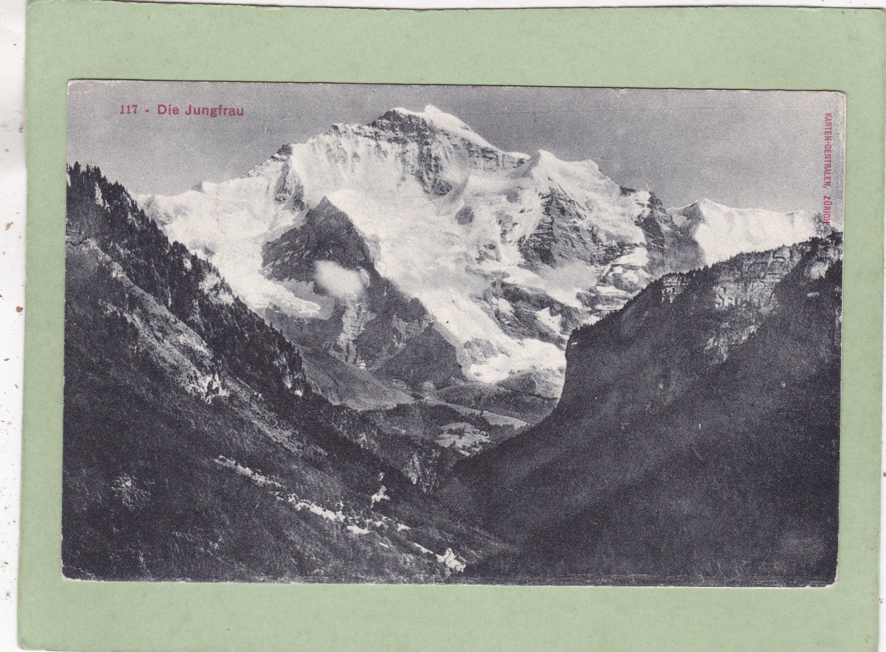 Cartoline postali: Die Jungfrau 1907 – Usato da Herisau venduto da Lisegrat2008