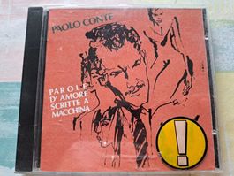 CD Paolo Conte - Parole D'amore Sritte a macchina