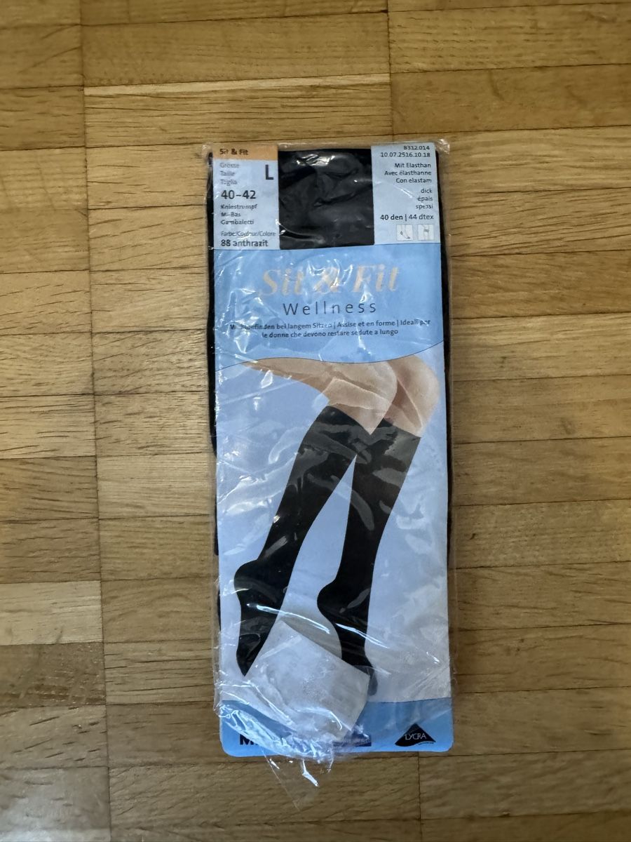 Calze & Collant: Collant compressive Silk Fit Wellness, nuove, taglia L – Nuovo e nell'imballaggio originale da Viganello venduto da BlackPanda0003