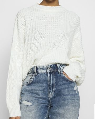 weisser Strickpullover 🤍