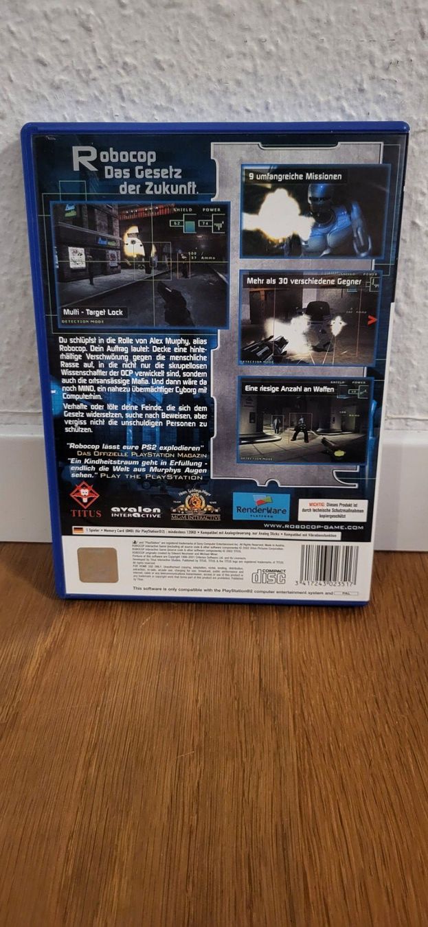 Sony Giochi: PS 2 - Robocop – Usato da Münsingen venduto da DigitaleSpielecke 1