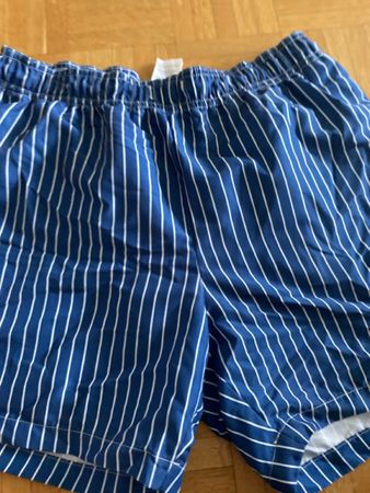 Badeshorts Pier One blau weiss gestreift guter Zustand
