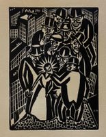 Frans Masereel, Holzschnitt, 1927