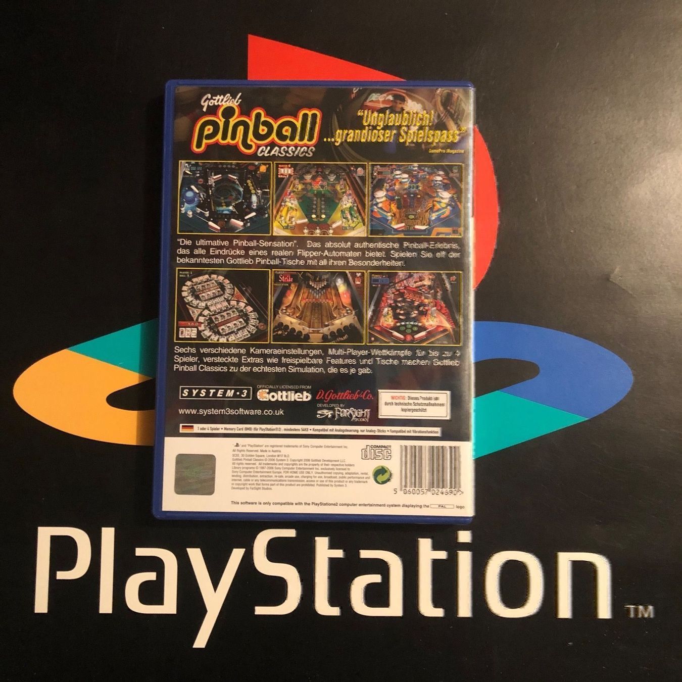 Giochi: Gottlieb Pinnball Classics für PS2 – Usato da Kestenholz venduto da Mad18 2