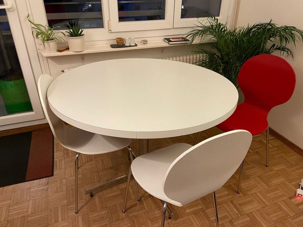 Table à manger ronde vintage (formica) (Gebraucht) in Fey für CHF 35 ...