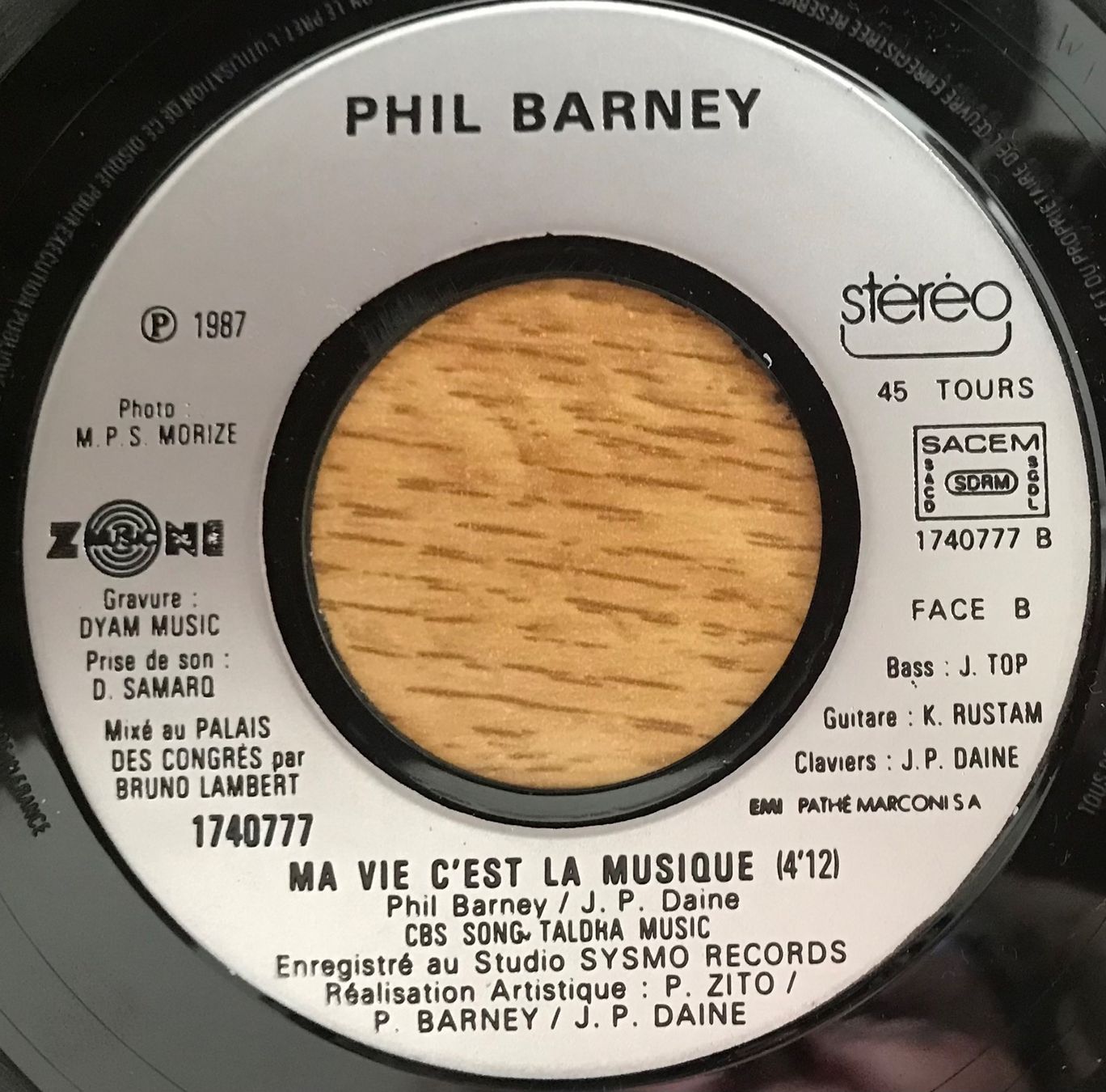 Dischi in vinile: PHIL BARNEY - UN ENFANT DE TOI – Usato da Bussigny venduto da vinyl-pas-cher 3
