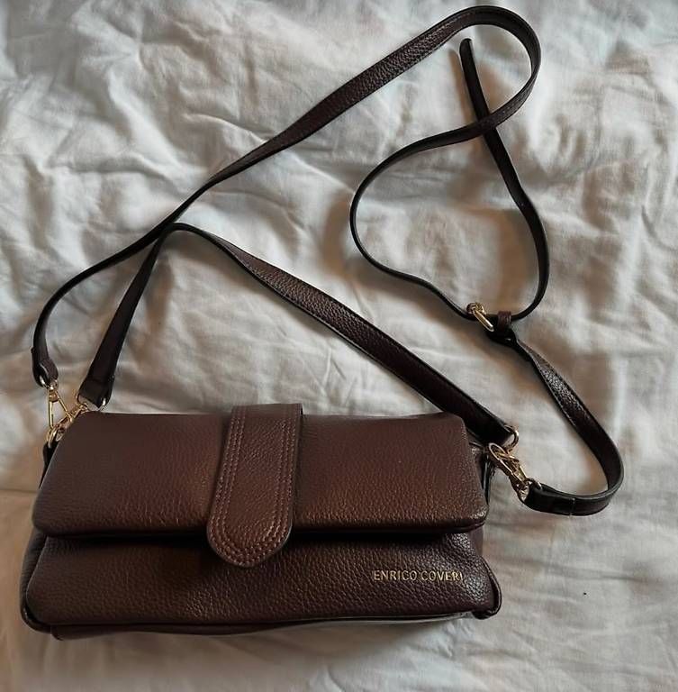 Borse da donna: Borsa Enrico Coveri Marrone – Usato da Cassina d'Agno venduto da ama_r2fv