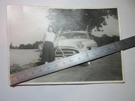 HUDSON HORNET 1951 Antik Foto Oldtimer Plaque GE