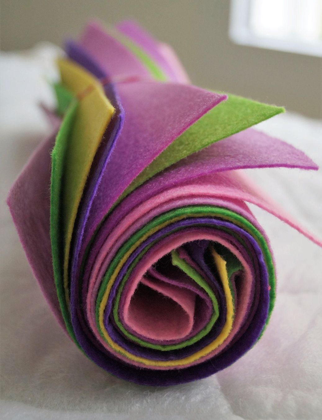 Bastelsets: Bastelfilz Set, 8 Farben 30x30 cm  Set 1 – Neu (gemäss Beschreibung) aus Langenthal von flowersNbirds 3
