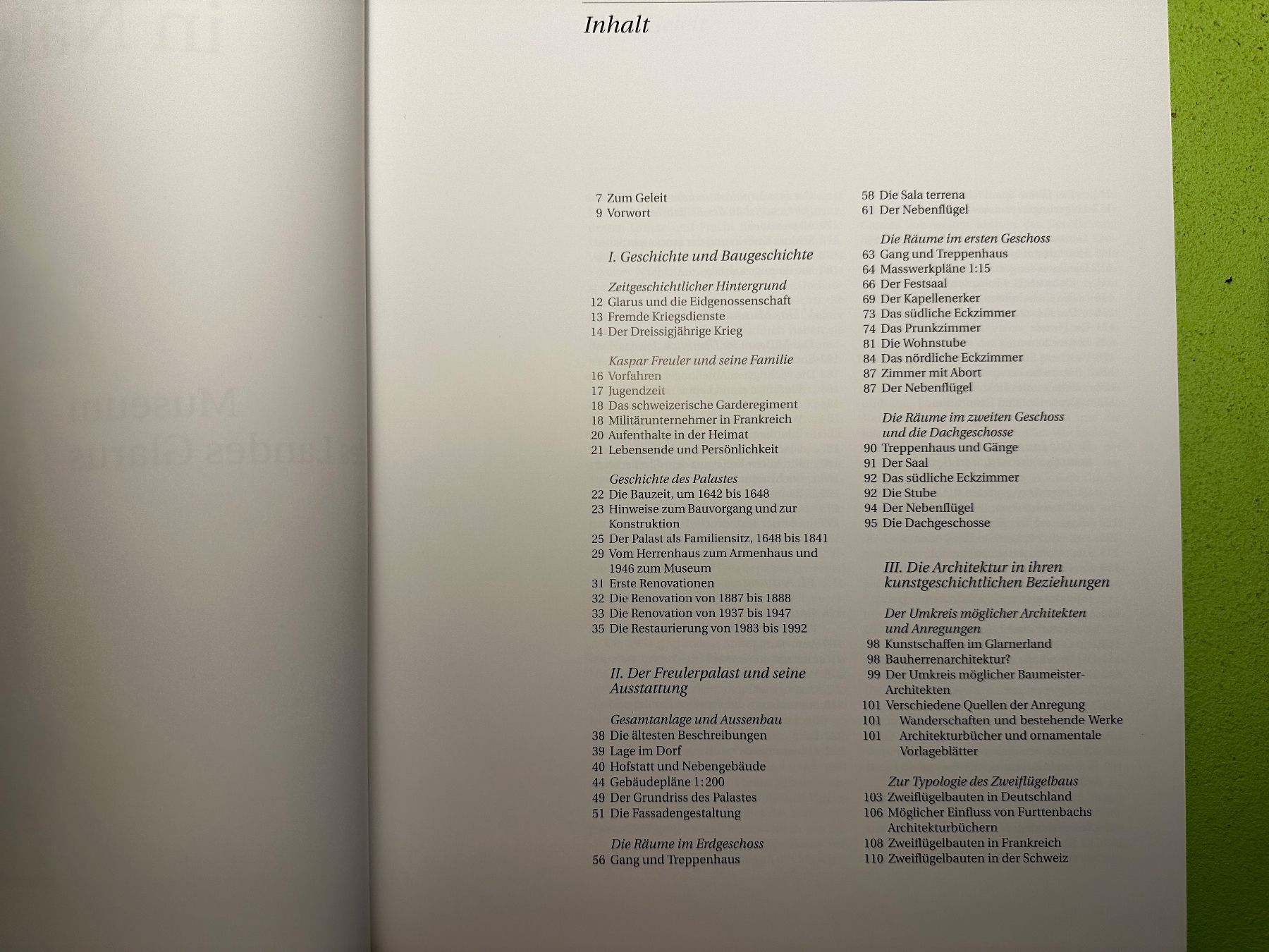 Bücher: Jürg Davatz: Der Freulerpalast in Näfels. – Gebraucht aus Zürich von allp 3