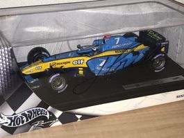 F1 Renault R24 Jarno Trulli 1/18 mit Originalunterschrift !!