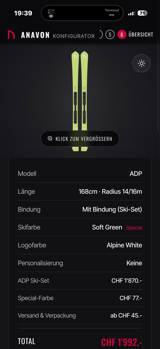 Sci: Skis ANAVON ADP – Nuovo (secondo la descrizione) da St-Légier-Chiésaz venduto da Saphil 6
