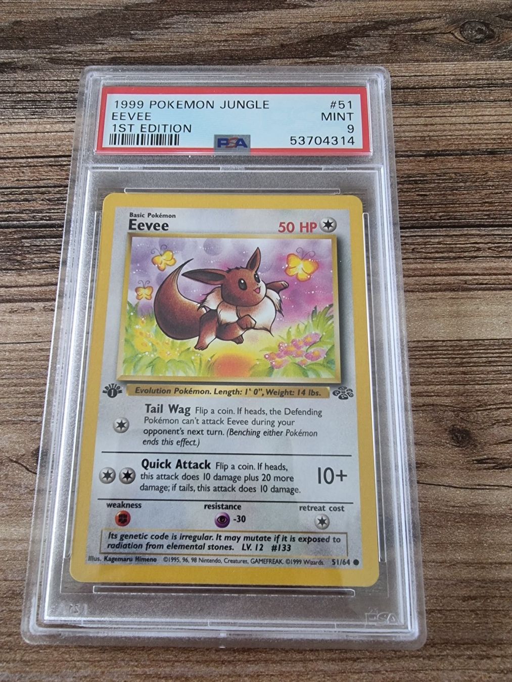 Pokémon Carte collezionabili: PSA 9 1. EDITION Eevee Jungle – Usato da Winterthur venduto da GreenSkyline