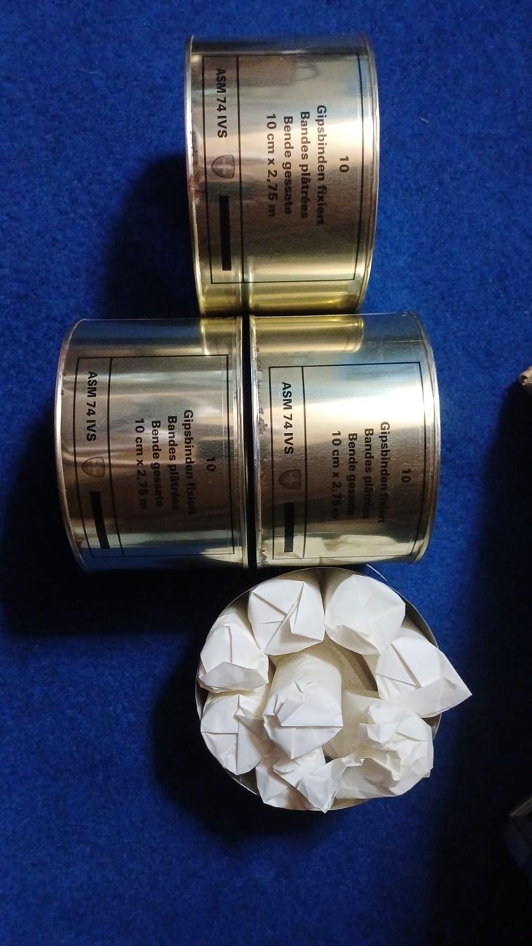Materiale per modellare: Gipsbinden - 3 x 10stk + 7 – Nuovo e nell'imballaggio originale da Wolfenschiessen venduto da slowpoke2004 1