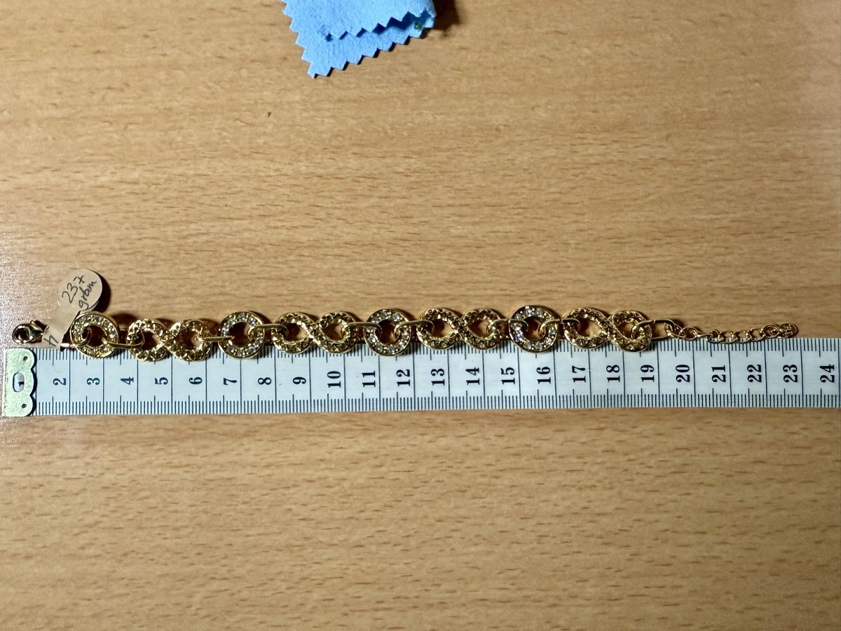 Bracciali & Braccialetti: Goldfarbenes Armband aus Stahl – Nuovo (secondo la descrizione) da Lamone venduto da LaCantinaMagica 4