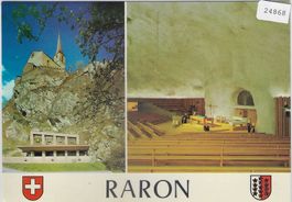Raron VS - Burgkirche und Felskirche