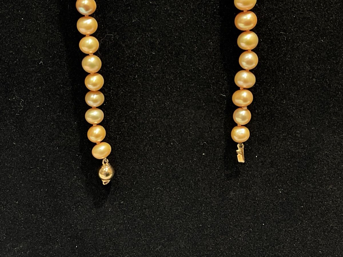 Catenine: Perlenkette Goldfarbend mit 18k Verschluss – Usato da Schaffhausen venduto da glamour-shop 2