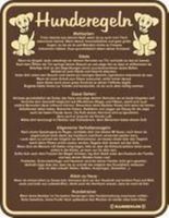 Funschild - HUNDEREGELN