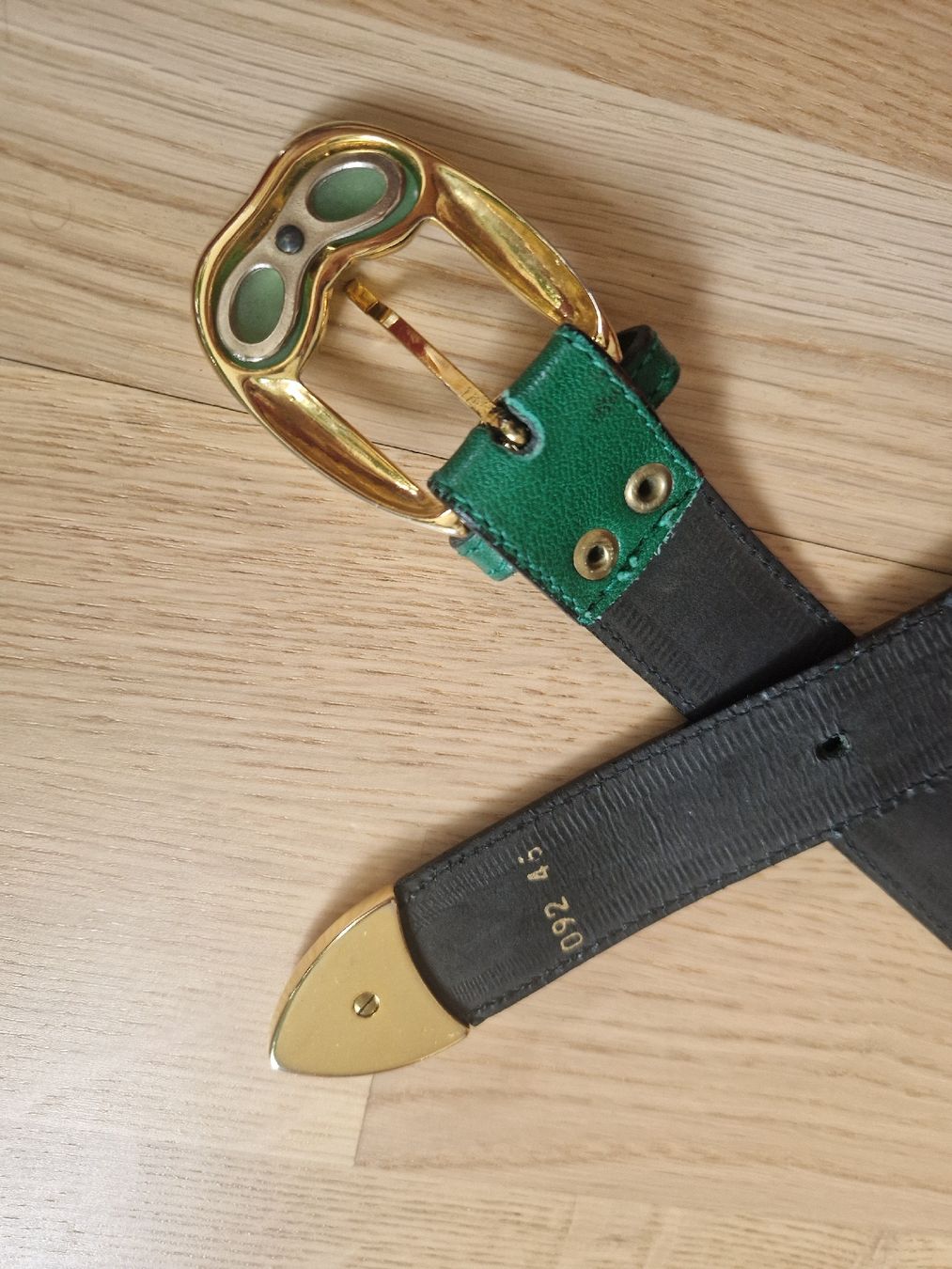 Cinture: Vintage leather belt, M – Nuovo (secondo la descrizione) da Denges venduto da elo_2zgb 3