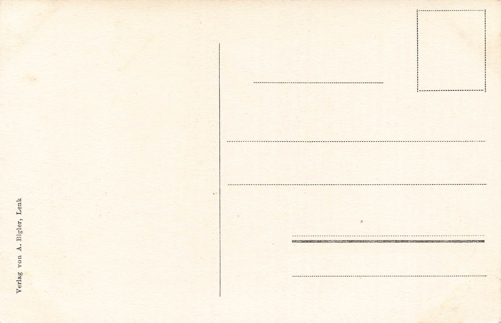 Cartoline postali: Lenk BE Wildhorn 3264 m AK – Usato da Biasca venduto da Blenio71 1