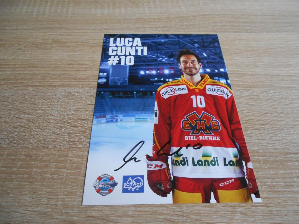 Luca Cunti EHC Biel original signiert Kaufen auf Ricardo