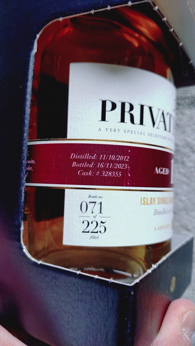 Bevande alcoliche: The Private Cask Islay Single Malt 11y – Nuovo e nell'imballaggio originale da Grüningen venduto da Stargazer 1