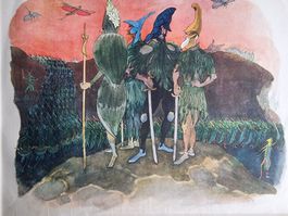 ERNST KREIDOLF GUTERHALTENER DRUCK MIT PASSEPARTOUT 40X30CM