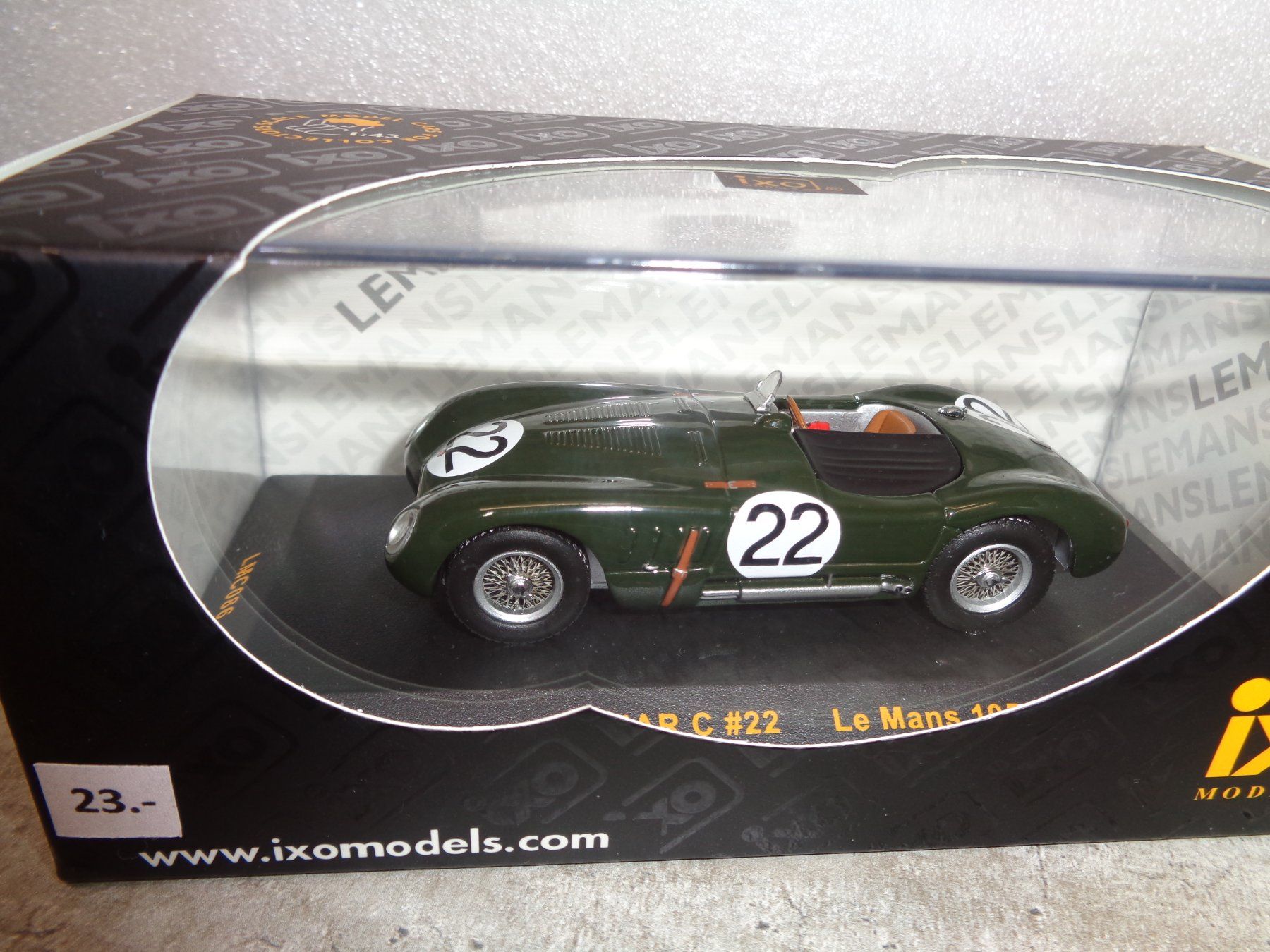 Jaguar Modellini d'auto: Ixo 1:43 Jaguar C Le Mans 1951 – Nuovo e nell'imballaggio originale da Reconvilier venduto da rallycar