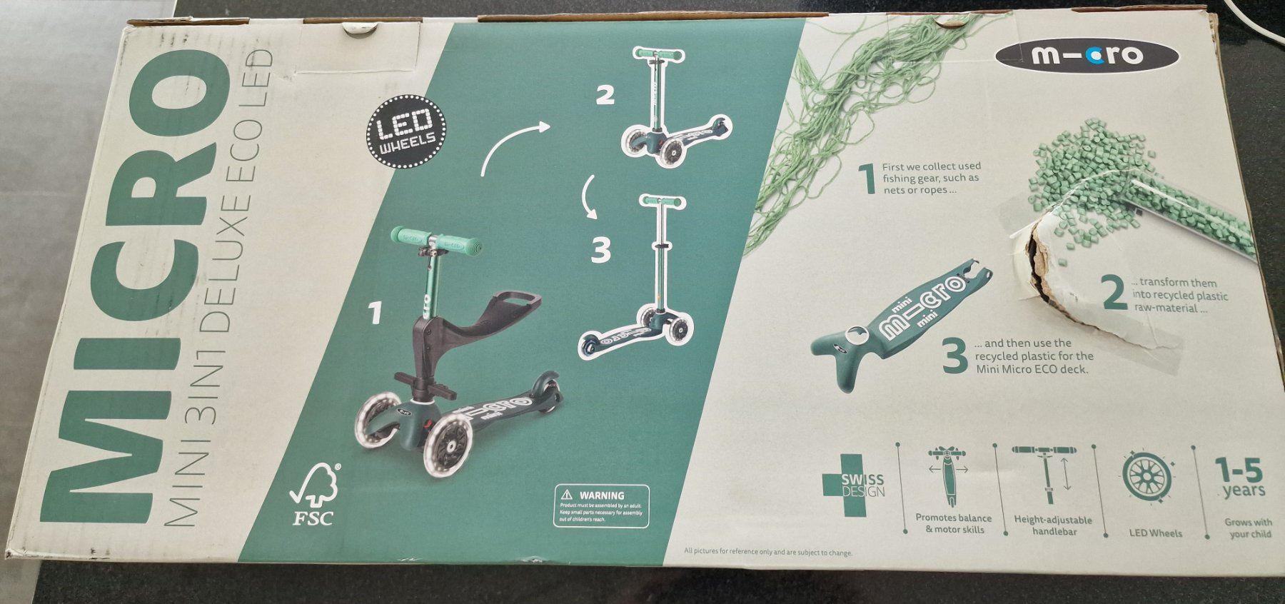 Micro Kickboard: Mini Micro 3 in 1 Deluce Eco LED – Nuovo e nell'imballaggio originale da Root venduto da Tanja.st 2
