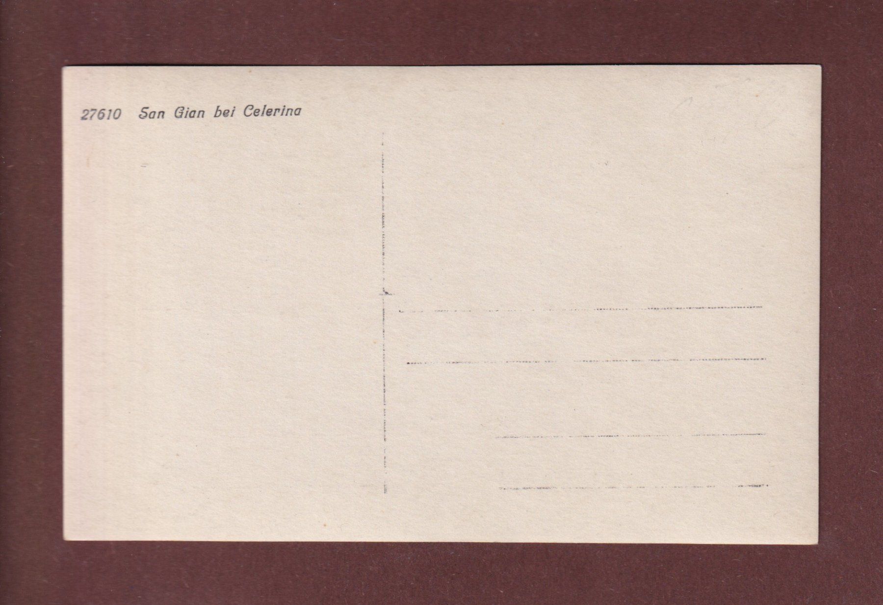 Cartoline postali: CELERINA - Kirche San Gian – Usato da Pully venduto da nicecards-shop 1