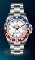 Uhr Herrenuhr Pepsi GMT mechanisch automatic. Gratis Liefer.