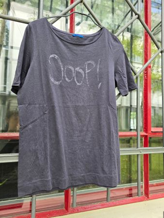 Kleidung: Damen T-Shirt Joop nachtblau mit Logo Druck (36)